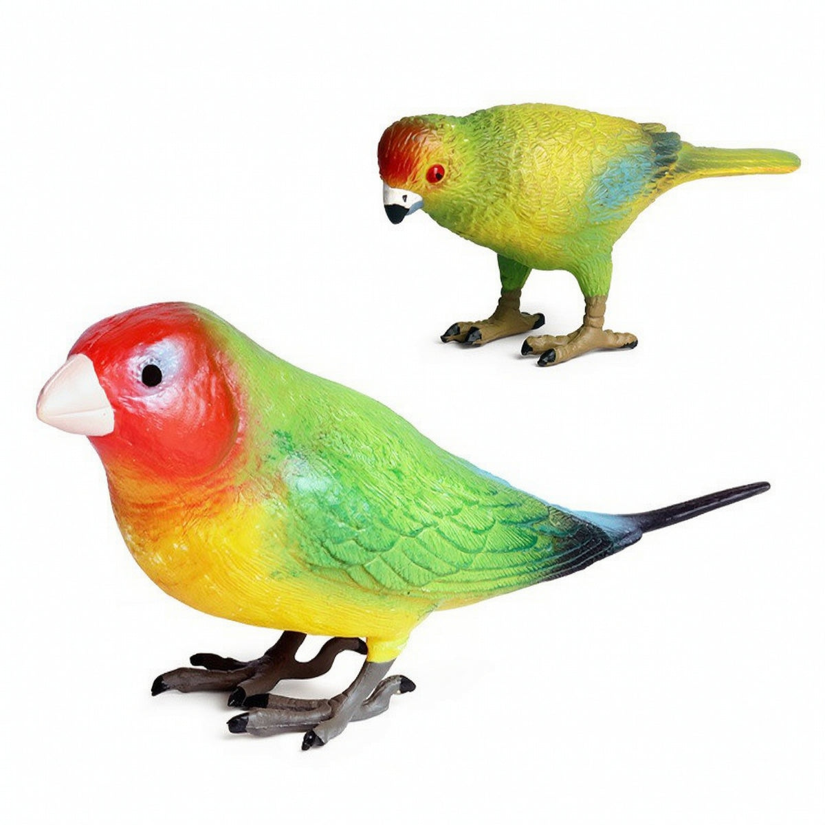 Sculpted Plastic Bird Ornament Realistic Bird Figurine Lifelike Standing for Collectors