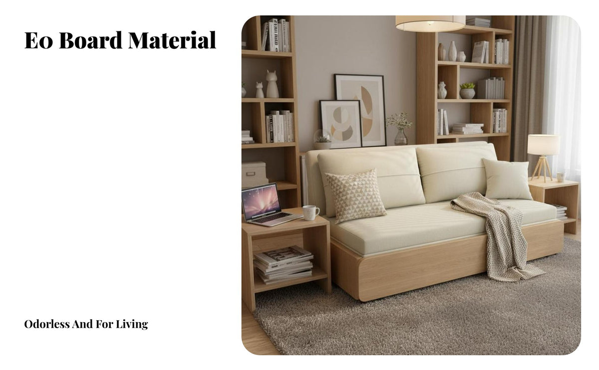 Foldable Design Wooden Frame Futon Space-Saving transformable Sofa two-in-individualUse Sleeper Couch Minimalist appearance for Apartment Dwellers, Students, Homeowners, Small Spaces, Home Office