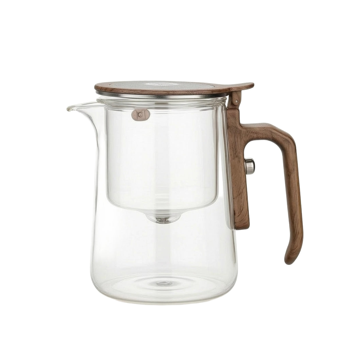 Glass Teapot with Infuser Clear Glass Teapot Vessel for Simplicity Lovers