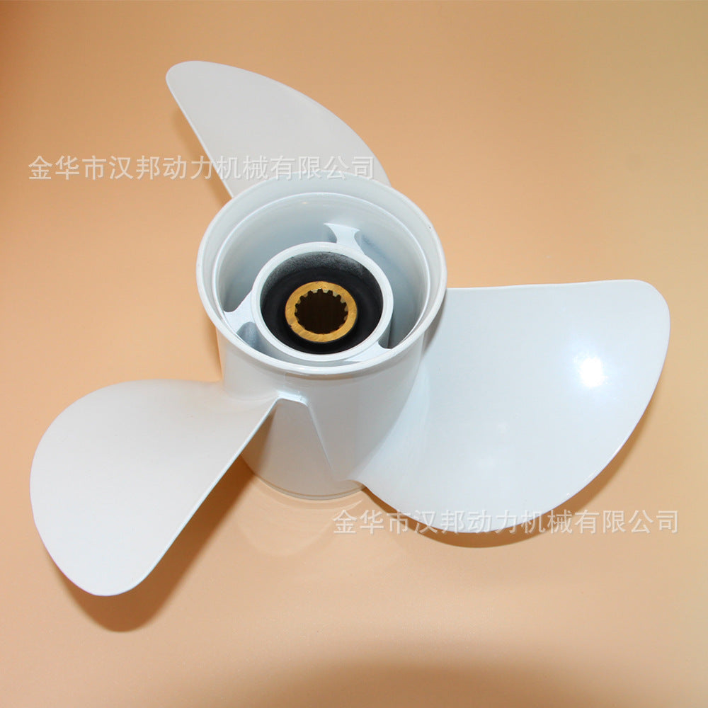 Aluminum Alloy Propeller for Yamaha 60-90-115 HP with 15 Spline, 13 1/2 x 15-K