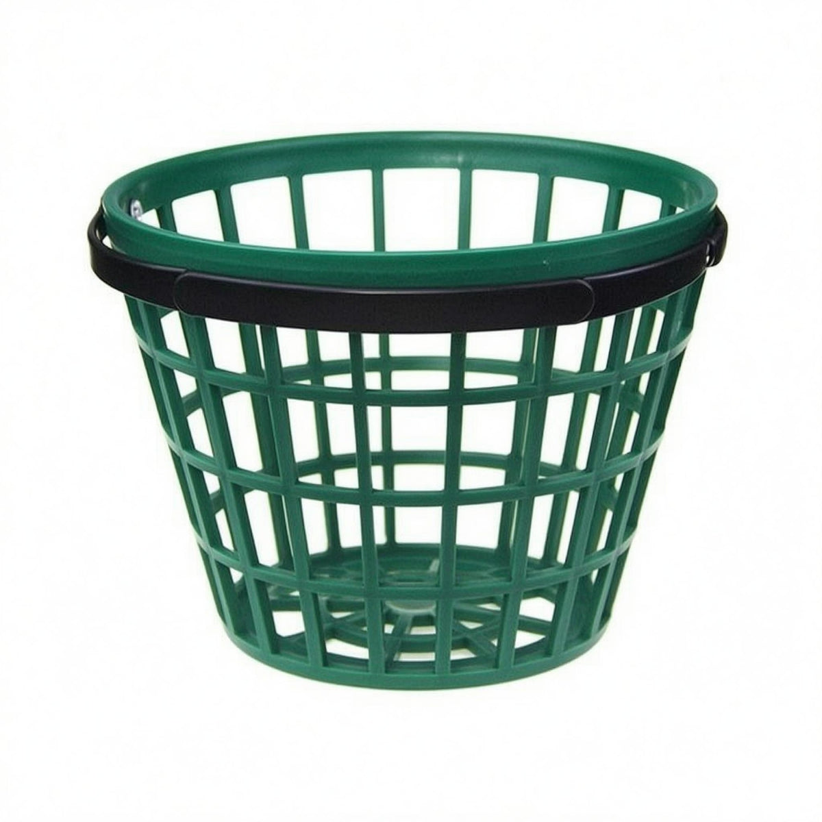 Green Golf Ball Basket Lightweight Lattice Golf Ball Basket Tapered