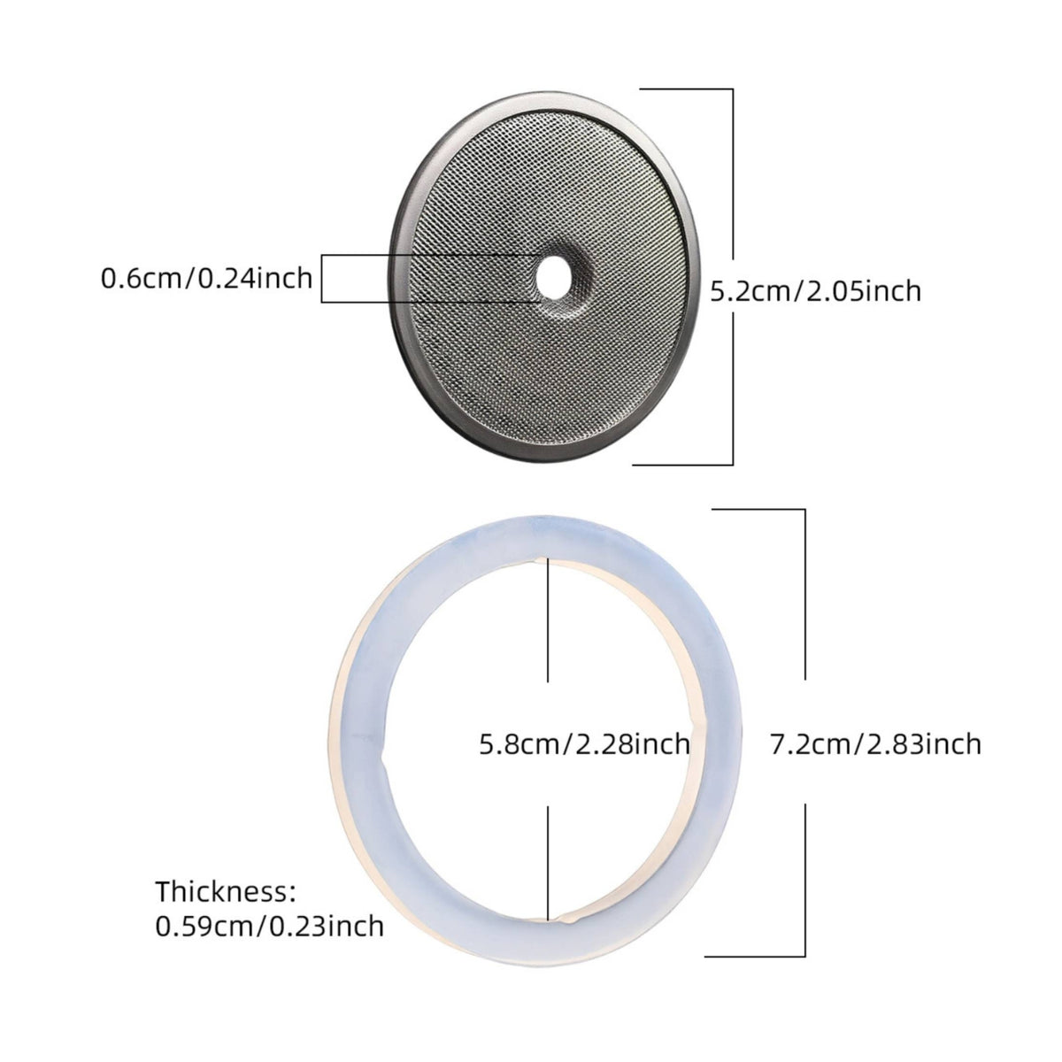 Water Distribution Screen and Sealing Gasket Easy to Install Gasket Seal Set O-Sealing for Coffee Machine Maintenance