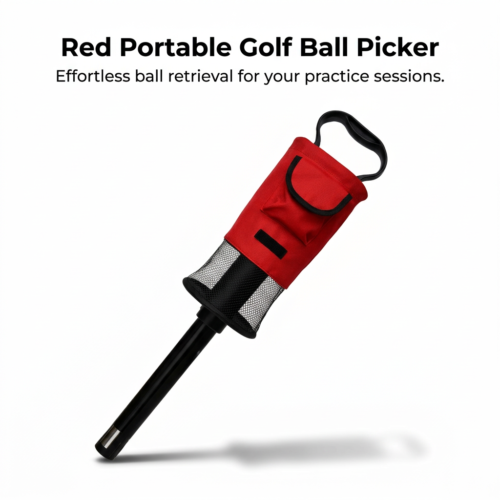 Golf Ball Retriever, Steel Ball Picker Upper, Golf Driving Range Tool, Golf Course Maintenance Aid, Golf Ball Collector