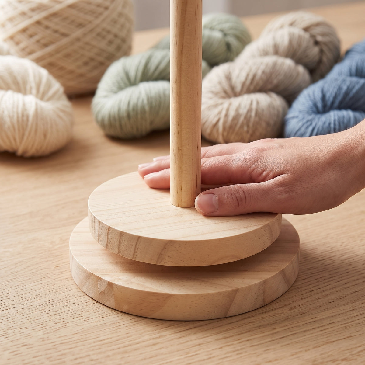 Portable Yarn Swift Winder Detachable Knitting Auxiliary Tool