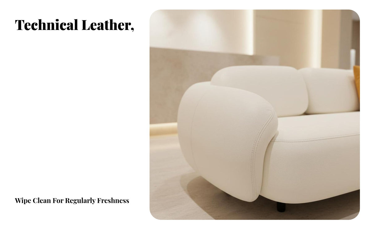 3-Seater Office Sofa Luxury Design curved Couch Modern design Commercial Furniture for Clients, Interior Designers, spa, Waiting Room, Lobby
