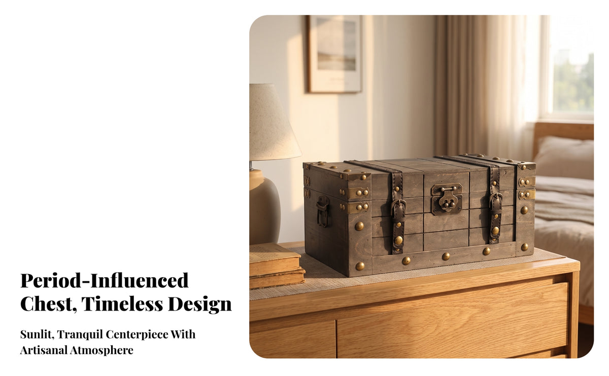 Versatile Wooden Storage Chest