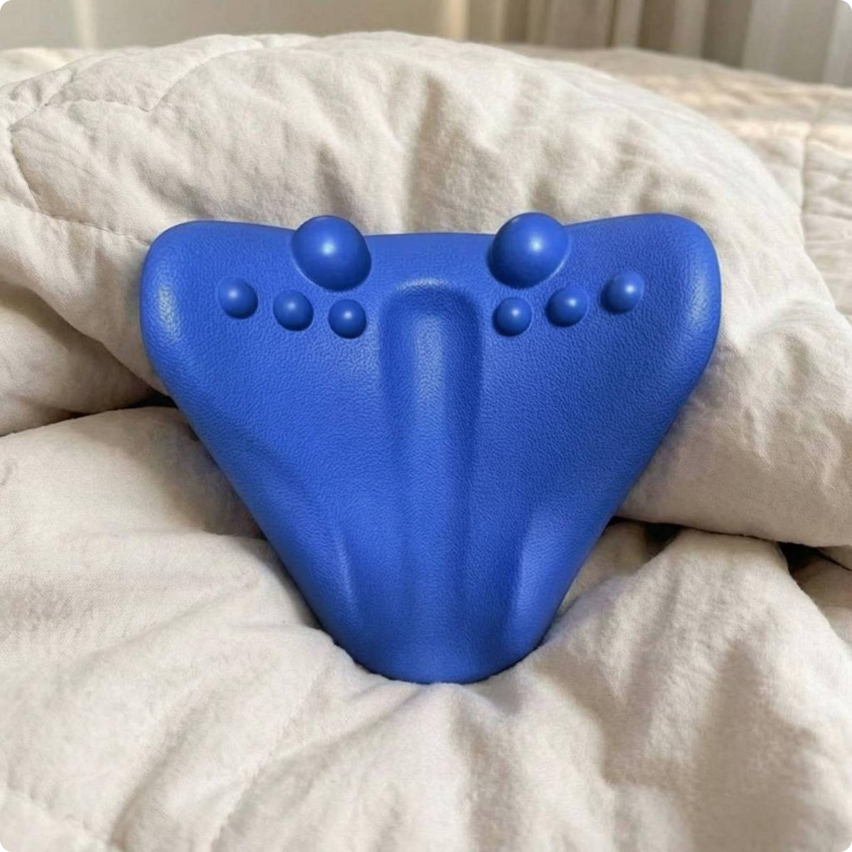 Cervical Massage Pillow Relief PU Foam Neck Portable