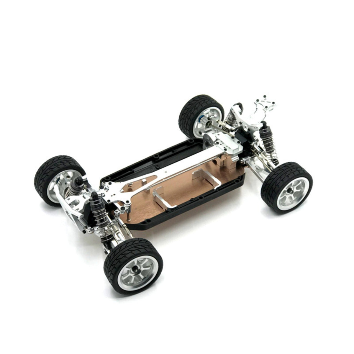 Metal RC Car Upgrade Frame Sturdy Structure RC Car Chassis Frame Heavy Duty Hobby Vehicle Parts for Racers, Rough Terrain