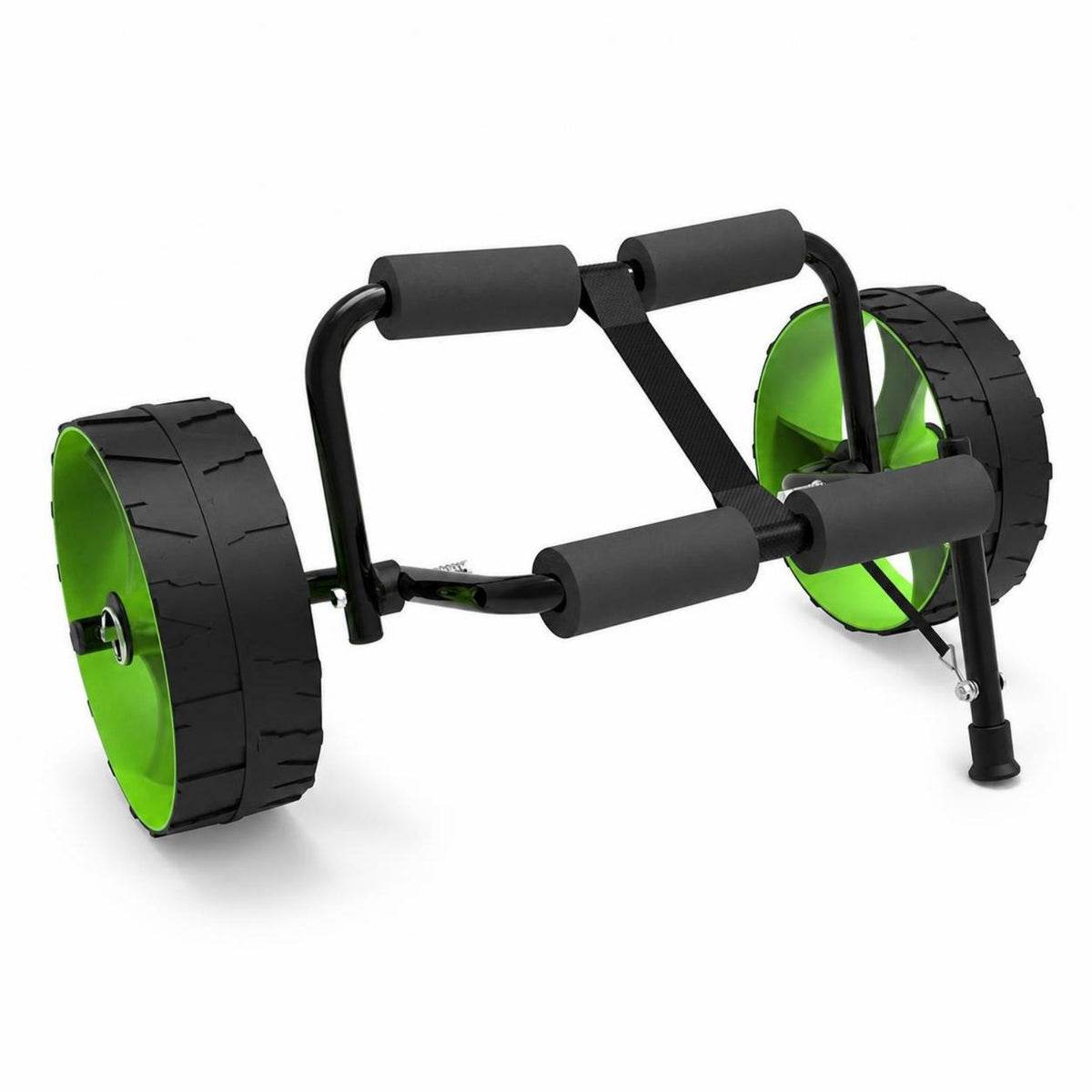 Foldable Kayak Cart Portable Kayak Cart with Strap Long-Lasting Dolly with Kickstand Stable for Paddlers, Shoreline