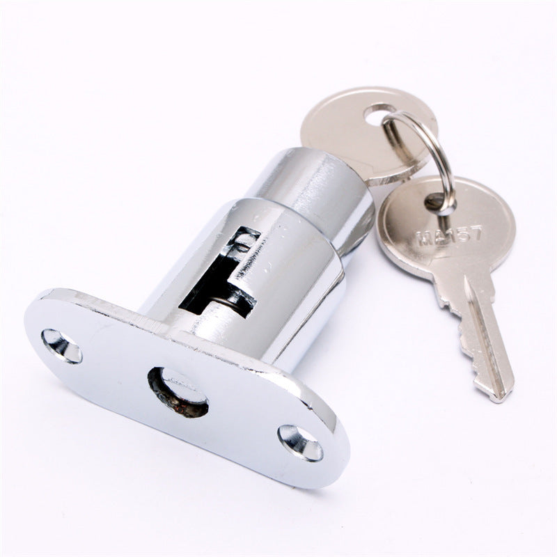 Top Lock for Display Cabinet Glass Sliding Door Lock Drawer Furniture Office Universal Lock Cylinder