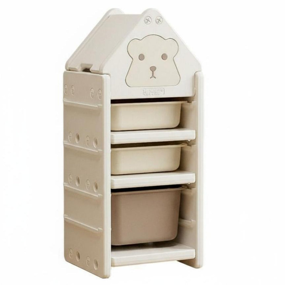 Multi-Bin Toy Organizer animal Design children's Furniture Removable Bins for children