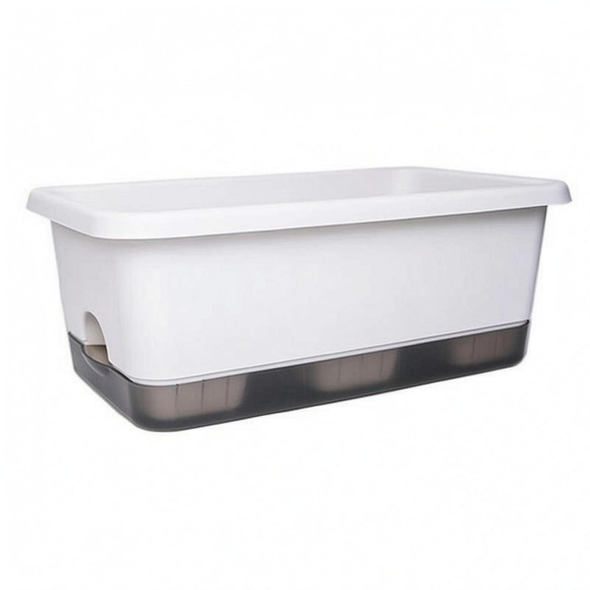 Rectangle Self Watering Planter Wide Rim Self-Watering Planter Saucer
