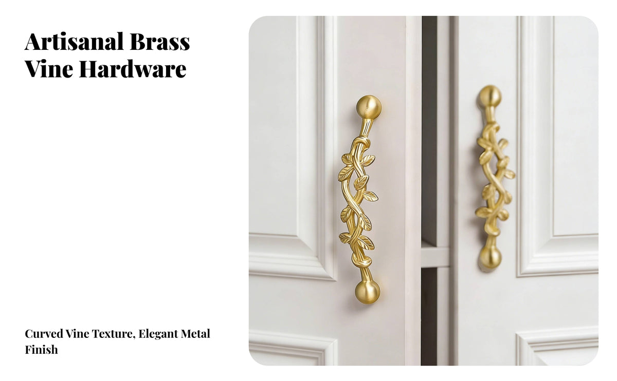 Tree Leaf Branch Cabinet Handle
