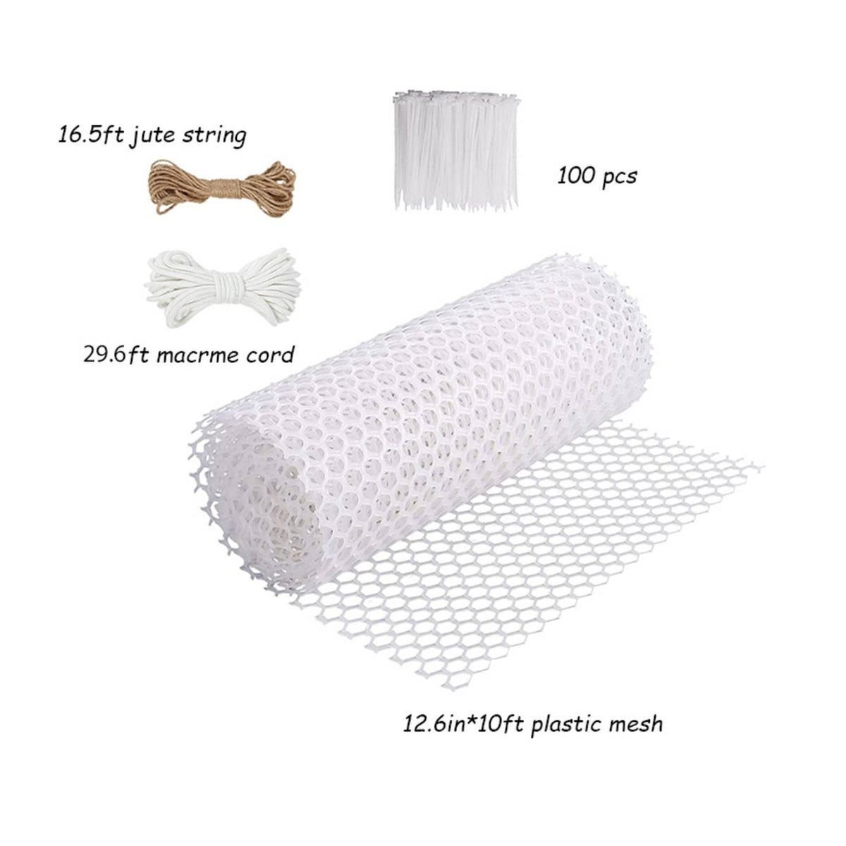 DIY Plant Pole Kit Long-Lasting PE Material Plant Climbing Mesh Easy to Assemble