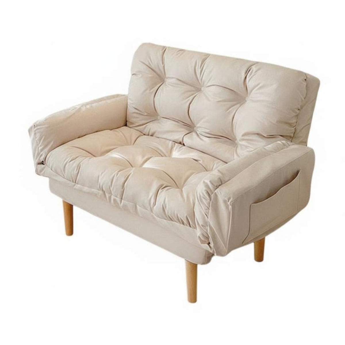 transformable Foam Sleeper Two-Person Capacity Beanbag Lounger Space-Saving removable Cover for partners, Students