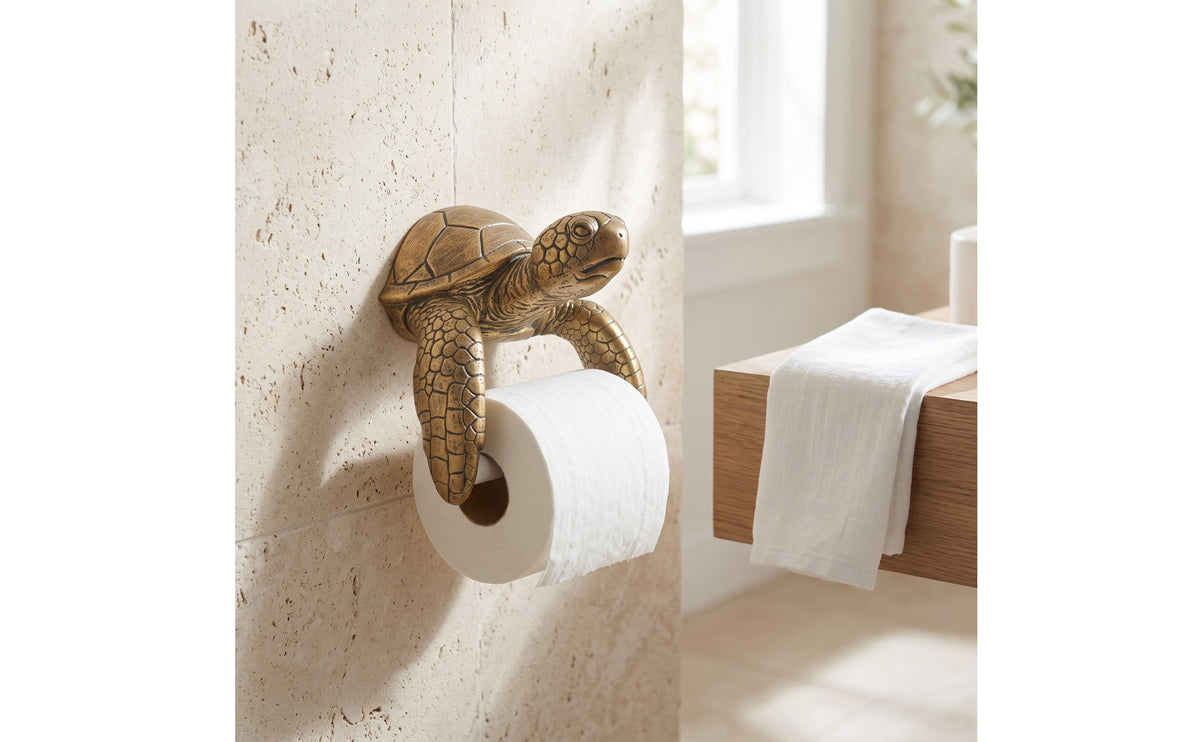 Decorative Turtle Toilet Paper Holder