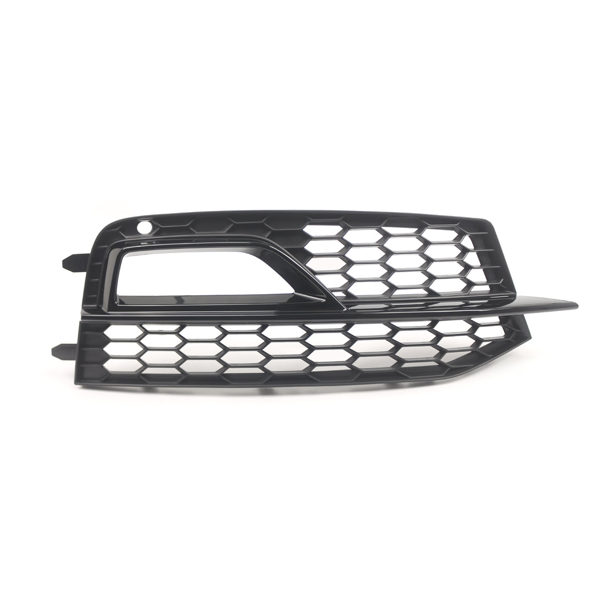Honeycomb Grille for Audi A5 Sportback (13-15) Right Side, Gloss Black Trim