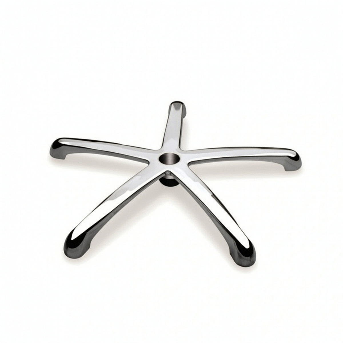 Sturdy Five-Claw Chair Base Heavy Duty Aluminum Chair Base Universal Hardware Minimalist for DIYers