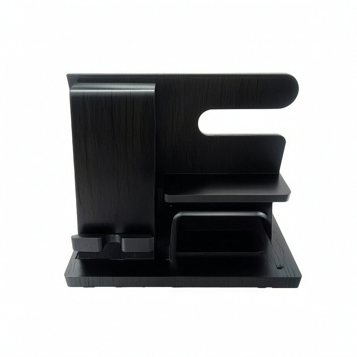 Wooden Desk Organizer Sturdy Docking Station Premium for Nightstand, Entryway