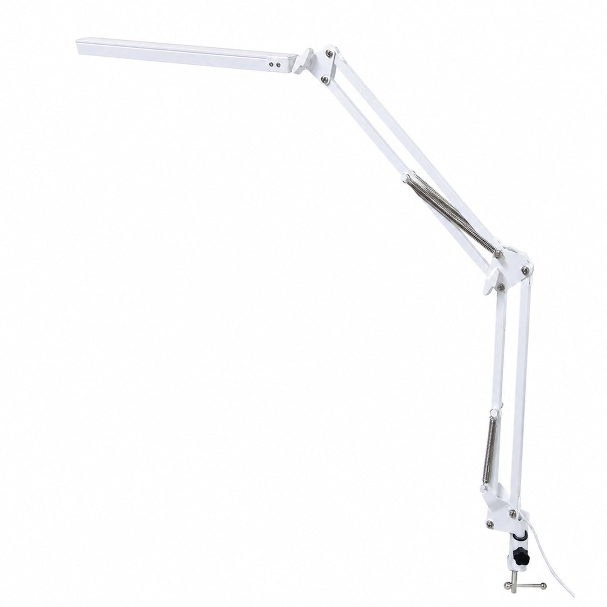 Space-Saving LED Desk Lamp with Clamp Folding Desk Lamp with Clamp Compact Reading Light Slim for Students