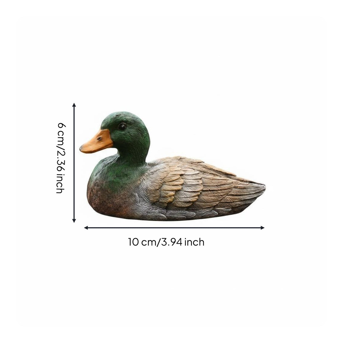 Floating Resin Duck Easy to Clean Floating Duck for Garden