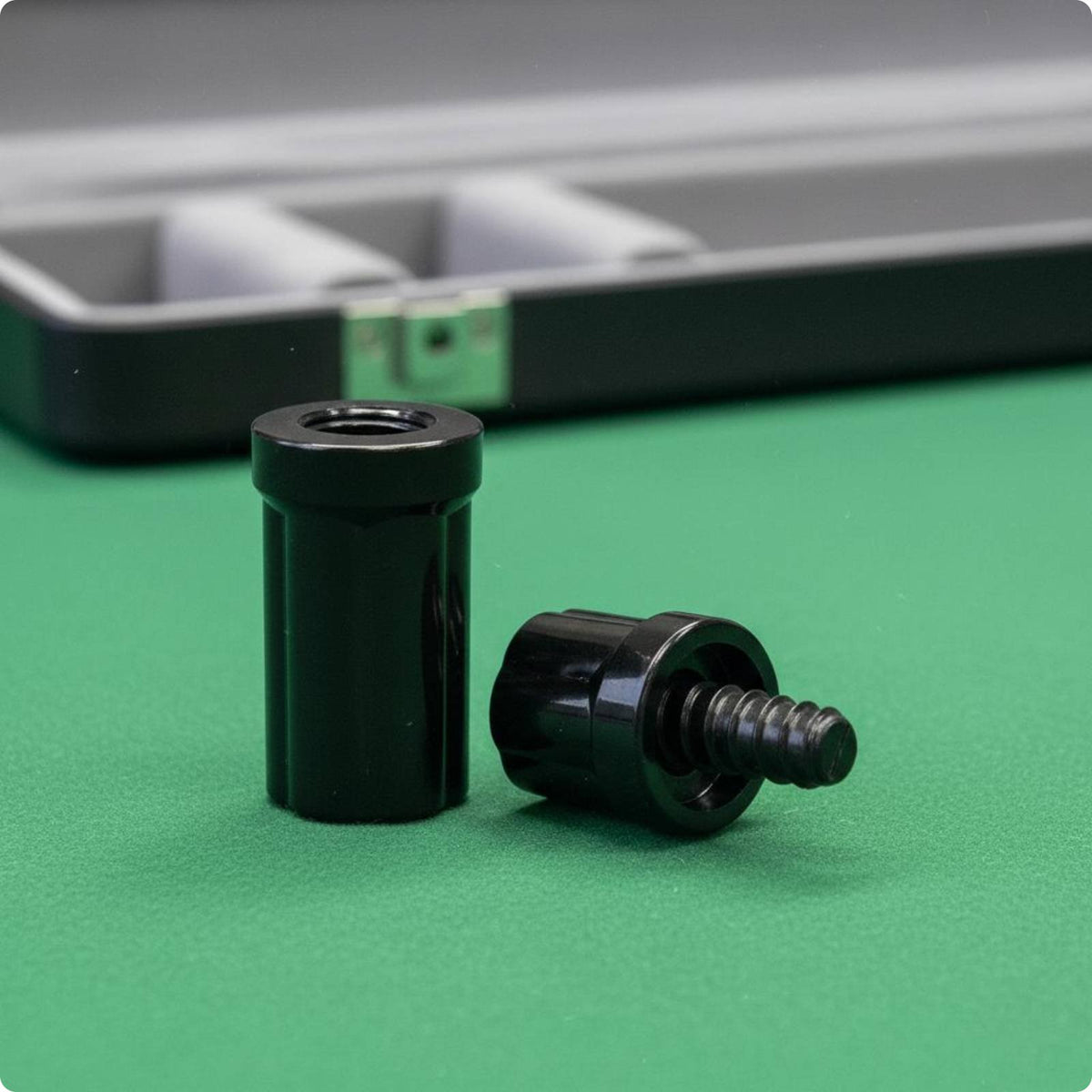 2 Pieces Billiard Cue Thread Cap Safeguarding Cue Joint Protector Easy To