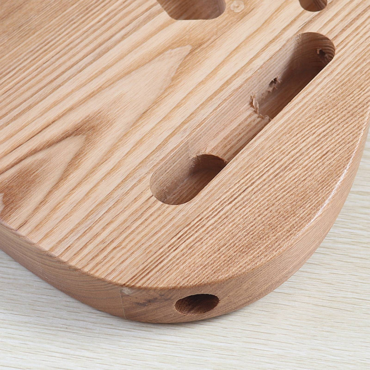 Electric Guitar Base Body Woodgrain Electric Guitar Body Comfortable Wood for Custom Projects