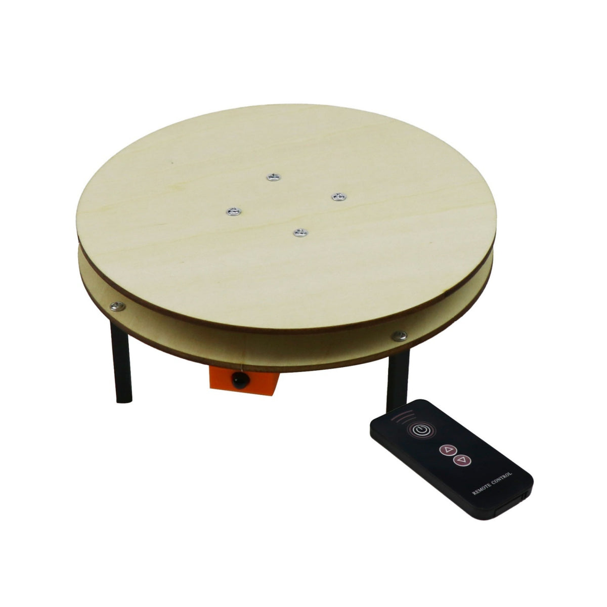 Hands-on Rotating Platform with Wireless Control Reversible DIY Rotating Platform 360-Degree Educational Model Smooth for Students