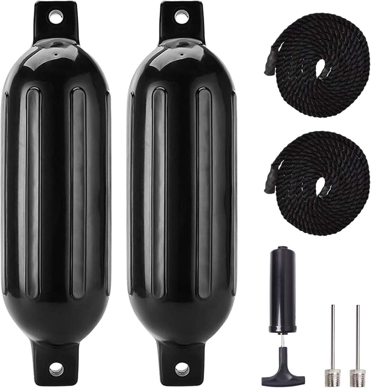 Black 21x68cm 2-pack