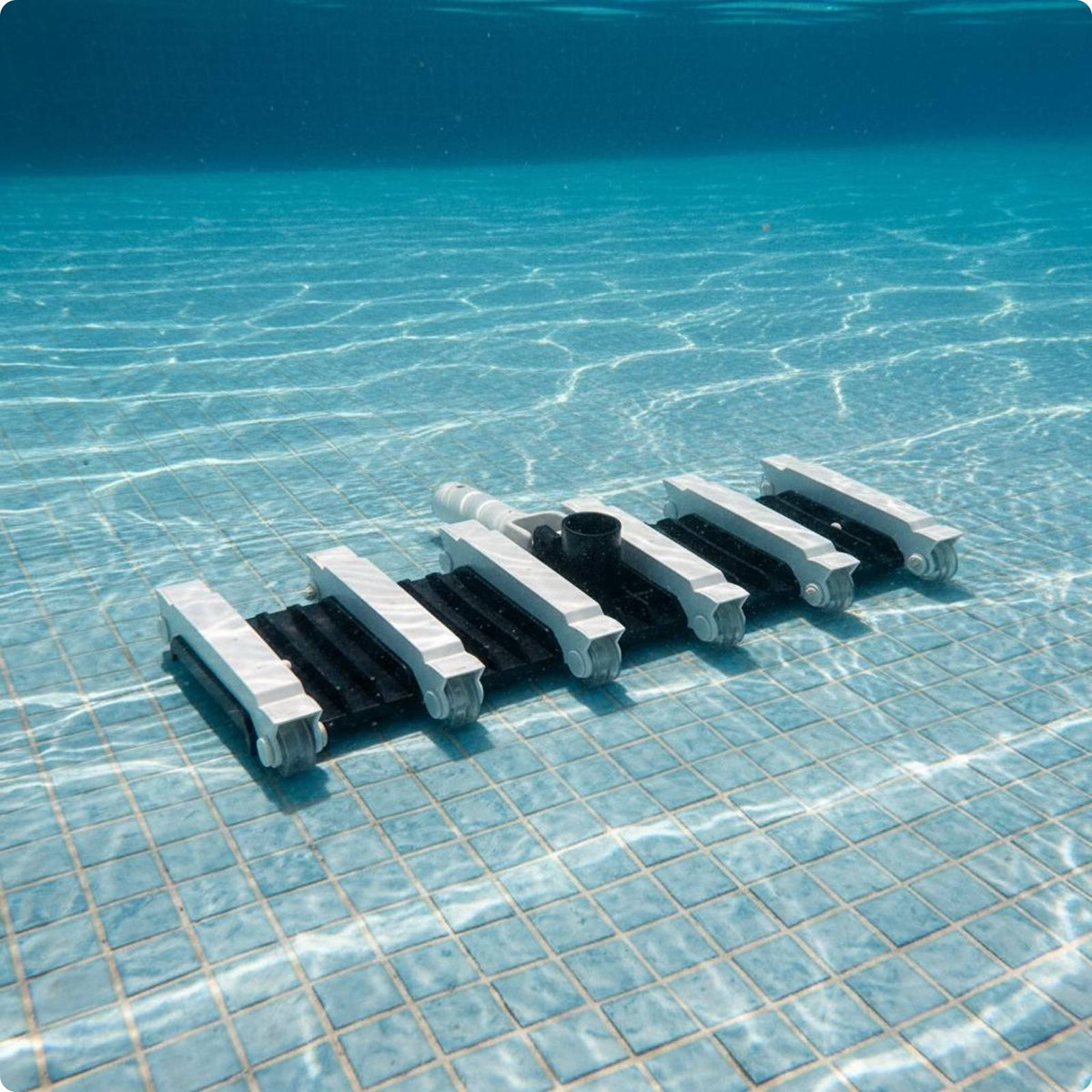 Brush Vacuum Head Dense Bristles Pool Vacuum Head Reinforced for Aquatic Pond