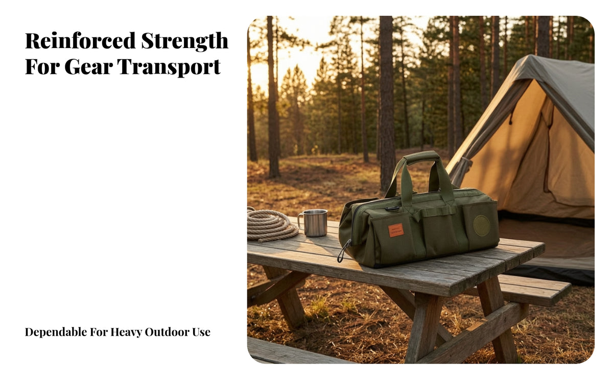 Transparent Mesh Utility Duffel