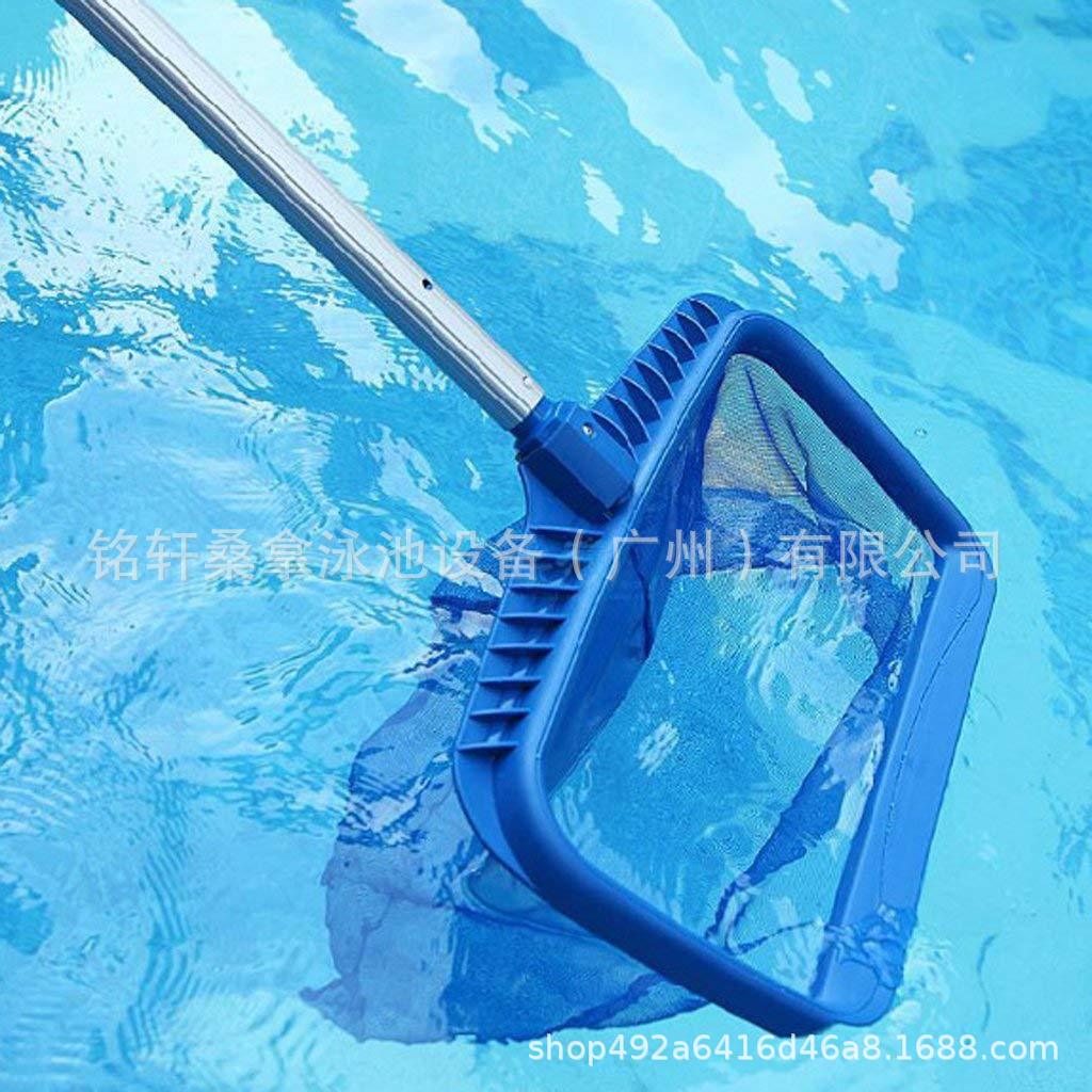 Factory Direct Swimming Pool Accessory Reinforced Deep Water Leaf Net with 1 Meter Telescopic Pole Cleaning Net Skimmer Net Deep Net