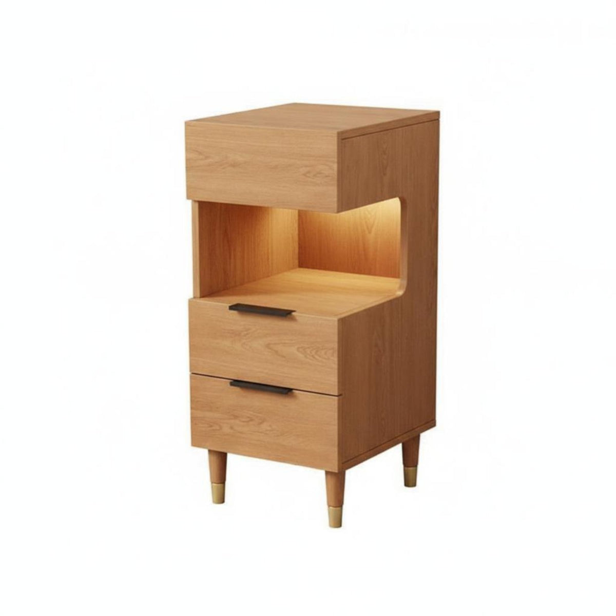 Slim Gap Cabinet Space-Saving Bedroom Furniture Minimalist Design for Homeowners
