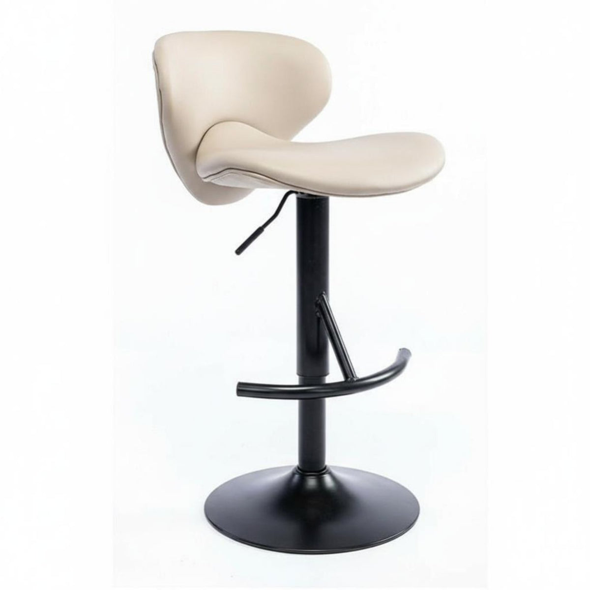 Adjustable Swivel Stool with Backrest Built-in Footrest for Dining Room, Adults