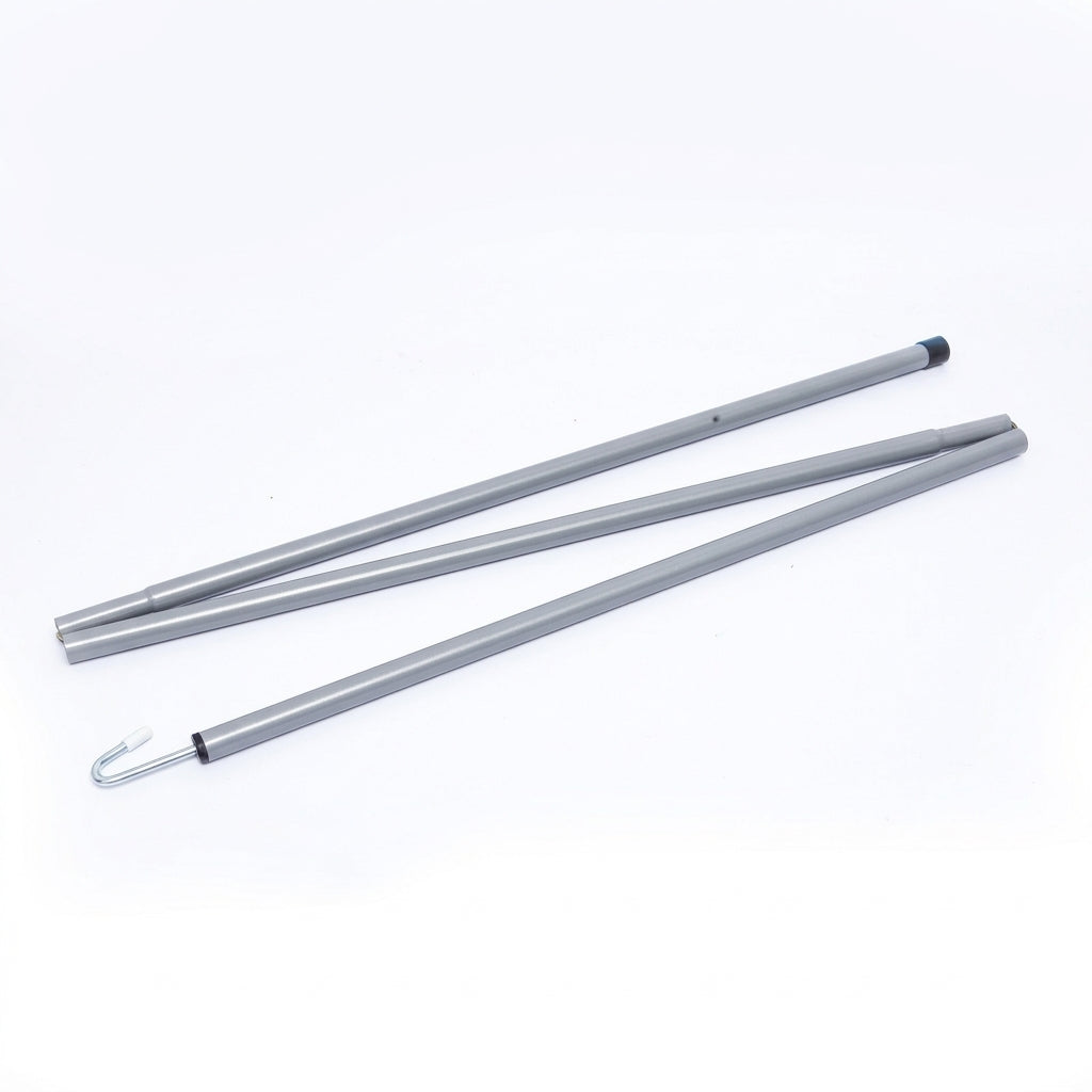 Tent Poles for Tarp, Telescopic Adjustable Camping Tent Accessories, Stainless Steel Extendable Pole for Canopy