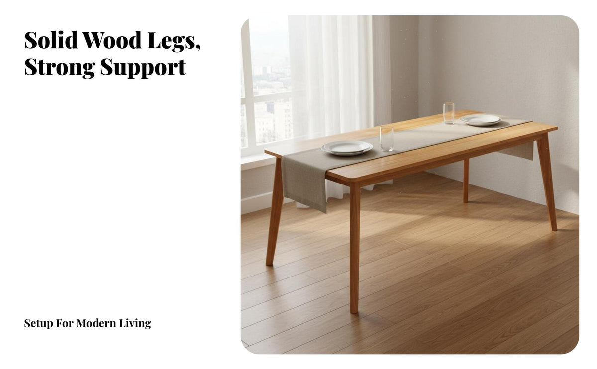 Space Saving Dining Table and Chairs Set Stable Structure Dining Table Set Sturdy Long-Lasting for Small Apartment Dwellers, Homeowners, Families, Restaurant, Living Room