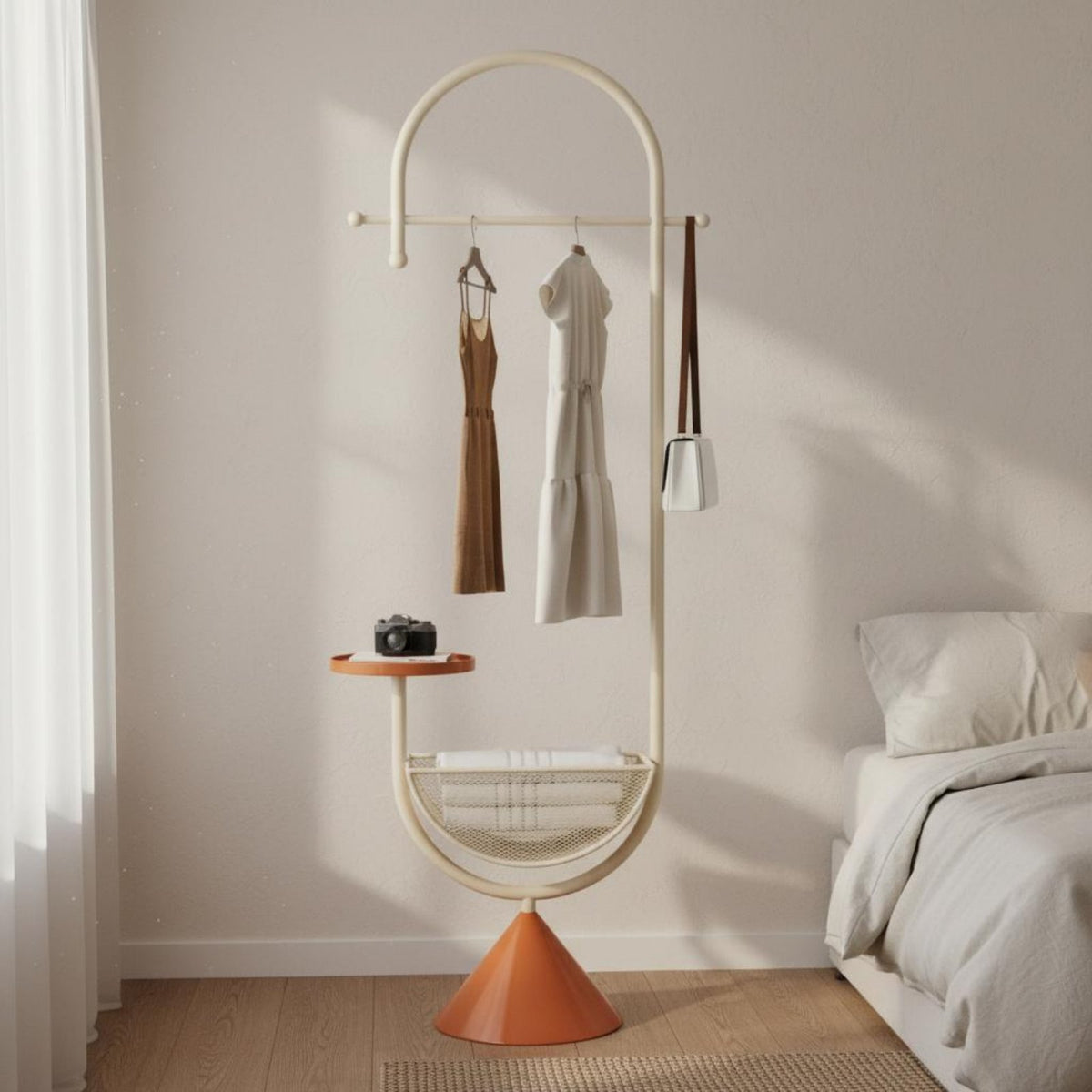Self-Standingstanding Valet Stand Minimalist Design Valet Stand Integrated Side