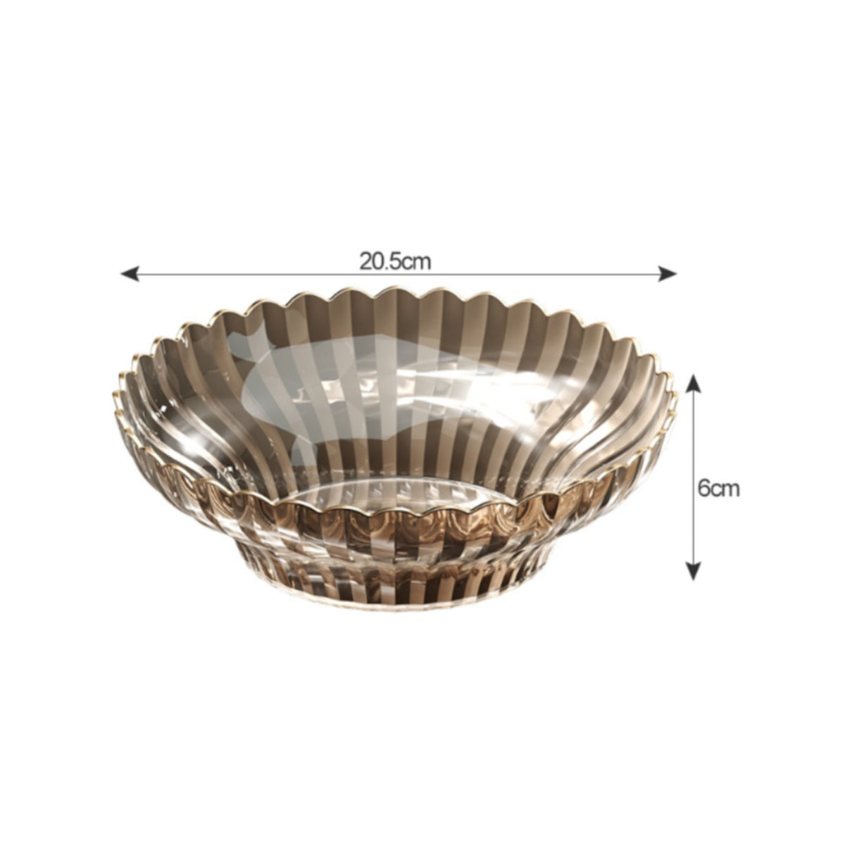 Plastic Snack Bowl Food Safe Fruit Bowl Easy to Clean for Coffee Table