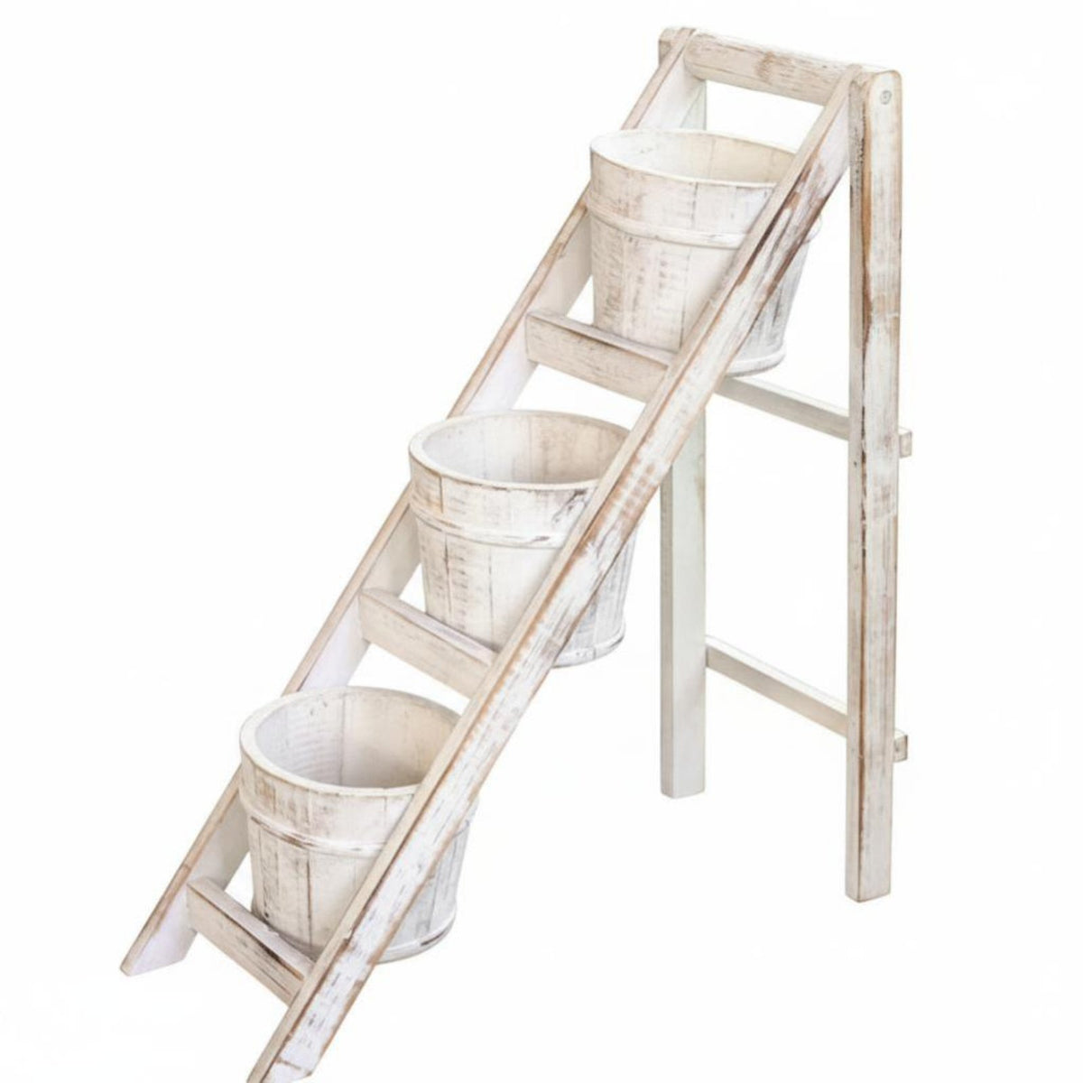 Folding Flower Ladder with containers Nordic aesthetic House Decoration Foldable Design