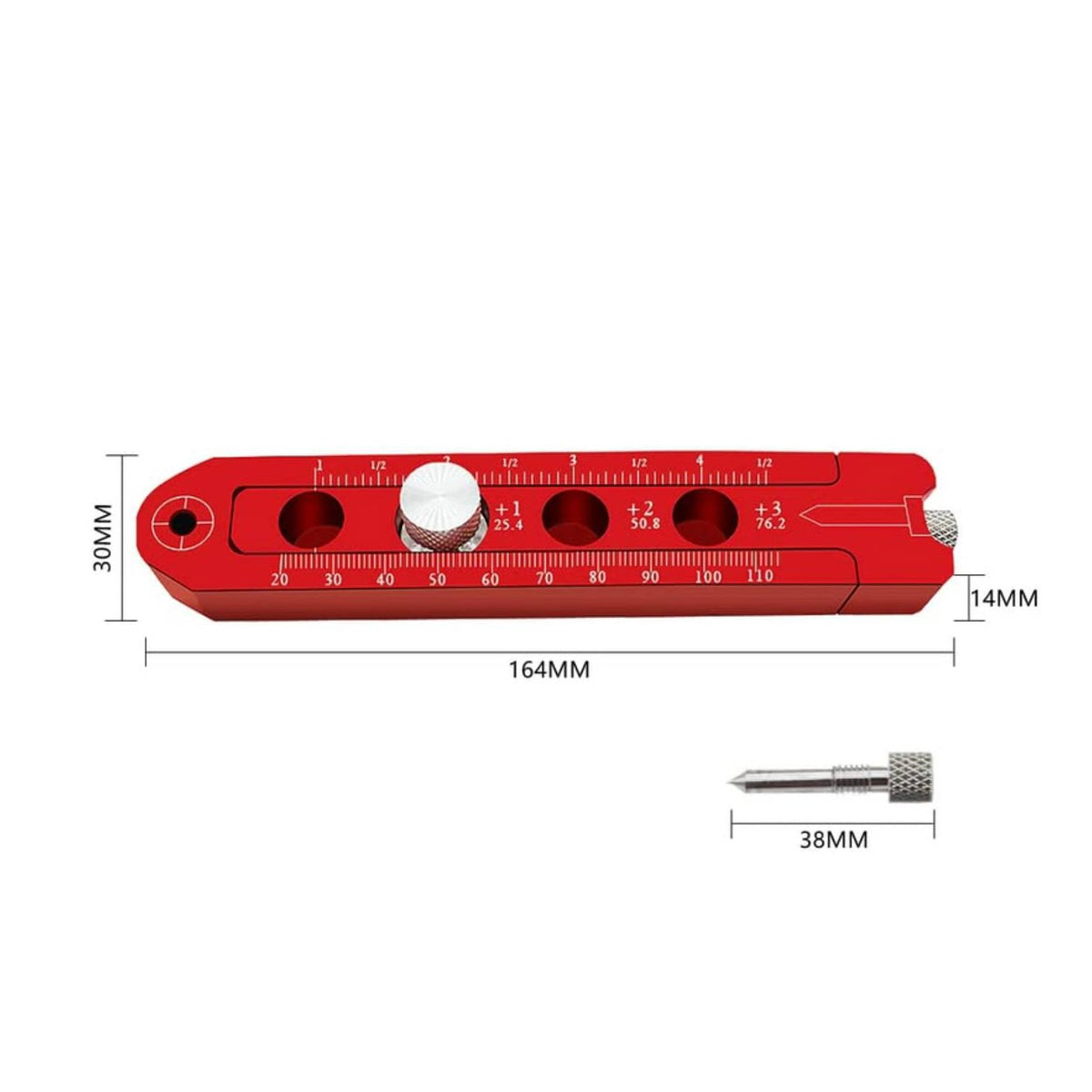 Woodworking Compass Standard Scale Adjustable Circle Compass High Precision