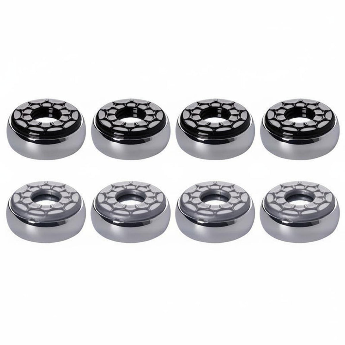 8 Pieces Shuffleboard Puck Set Long-Lasting Shuffleboard Pucks Polished Beveled