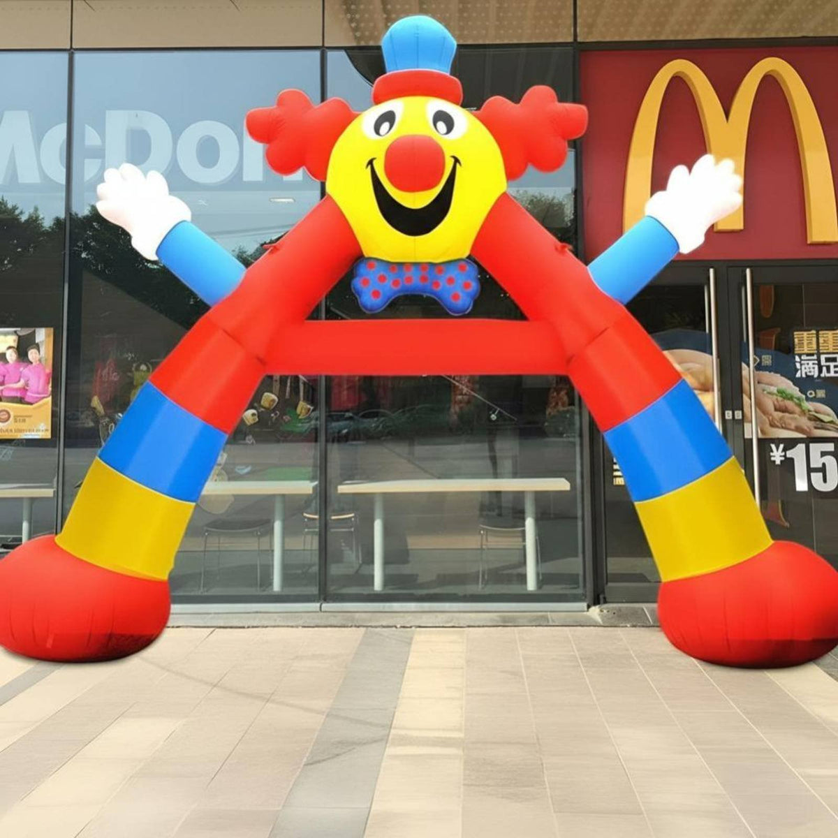 Cartoon Inflatable Archway, Rainbow Gate, Welcome Arch, Event, Kindergarten, Opening Ceremony