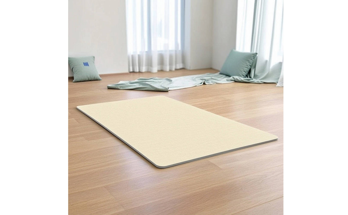 Extra Wide Exercise Mat Non-Slip Exercise Mat Cushioned for Home Workout, Stretching, Dance Practice