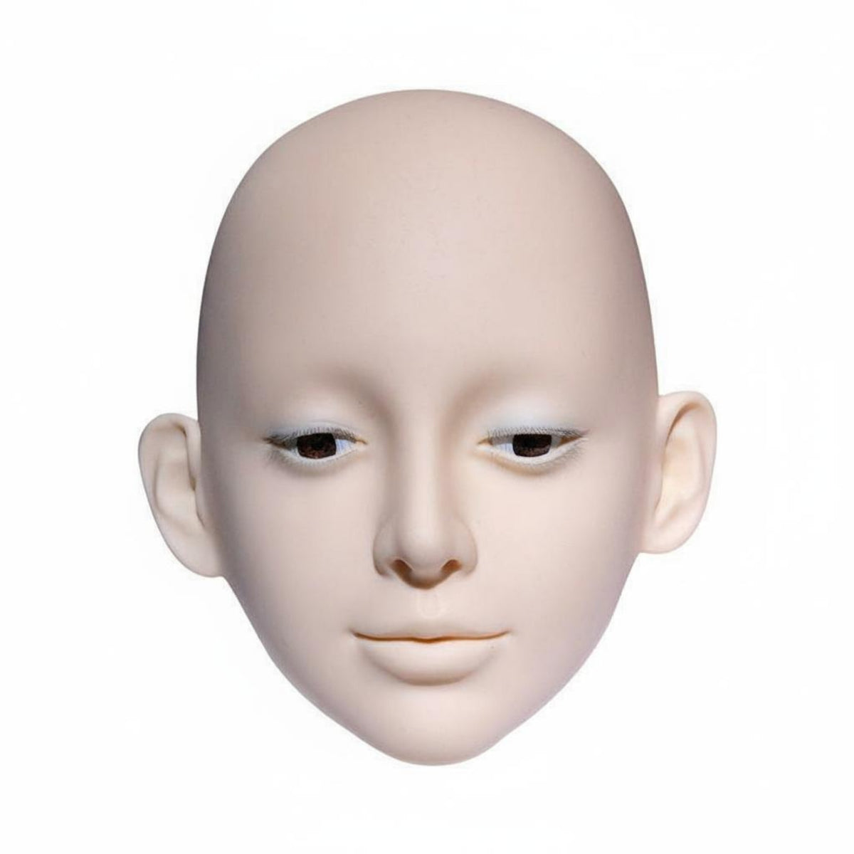 Eyelash Extension Practice Head Soft Gel Eyelash Extension Mannequin Skin-Tone