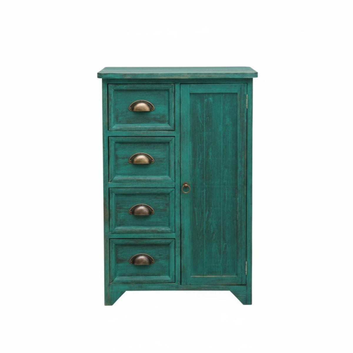 Mediterranean Look Bedside End Table Vintage design 2-Door Nightstand with Drawer Distressed Finish Accent Cabinet Ample Storage for Apartment Dwellers, Interior Design lovers, Bedroom, Living Room, Entryway, Hallway
