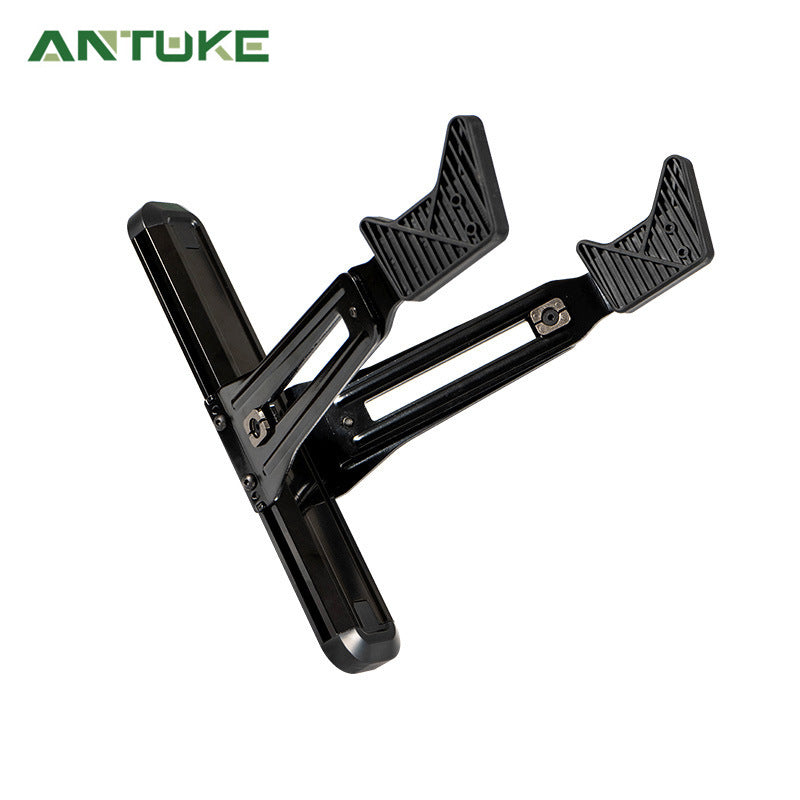 Bicycle Wall Mount with Dual Adjustment, 40kg Capacity, Aluminum Alloy and Rubber