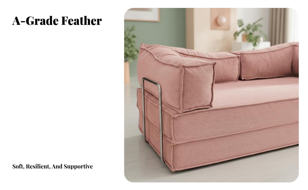 Foldable sectional Sleeper Sofa Vintage Look sectional Corduroy Sofa Bed century-inspiredcentury-inspired-century-inspired-century modern modern aesthetic and design adaptable Seating Oversized for Apartment Dwellers, Families, residents, Lounge Area