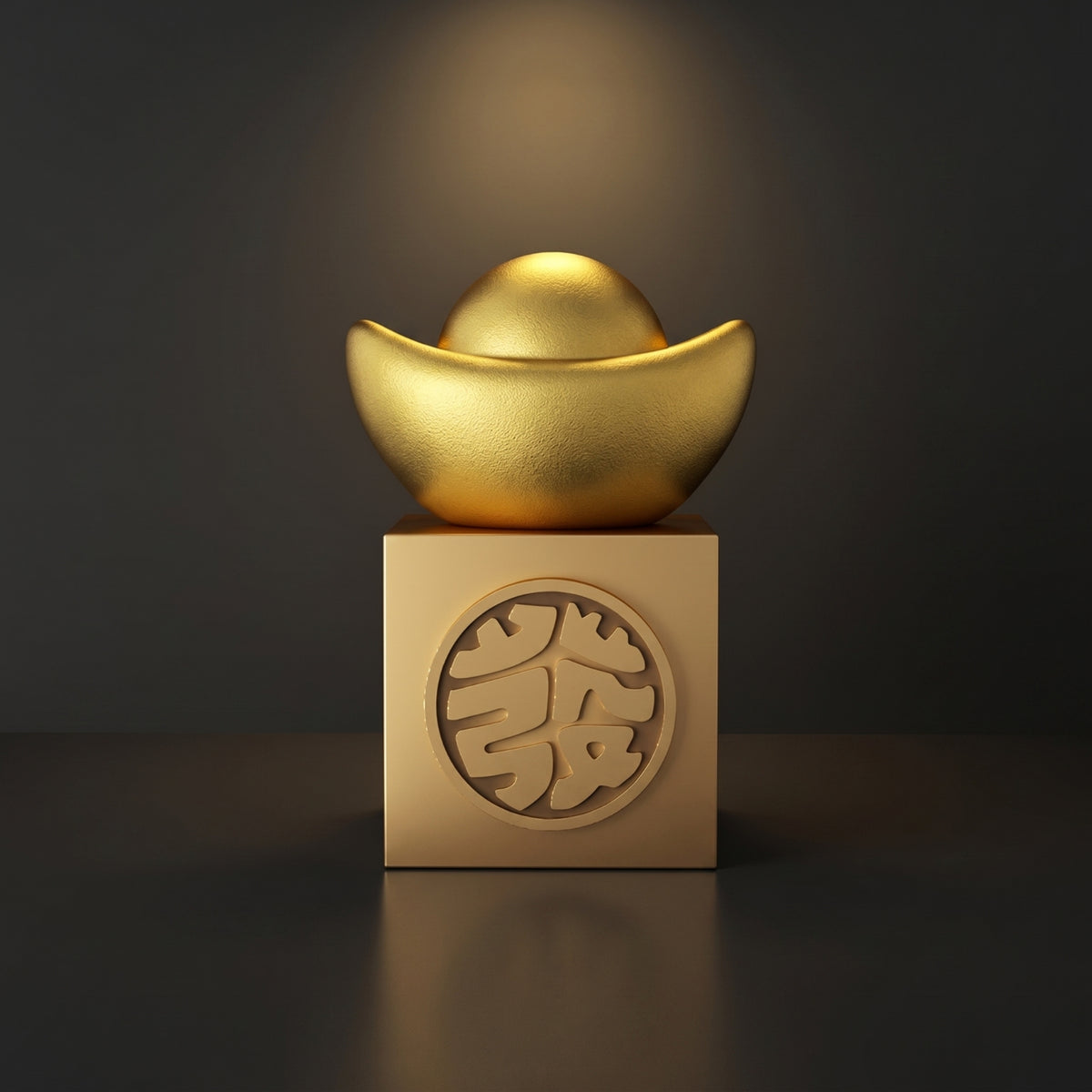 Decorative Ornament with Pedestal Three-Dimensional Pedestal Ornament Freestanding for Living Room, Entryway