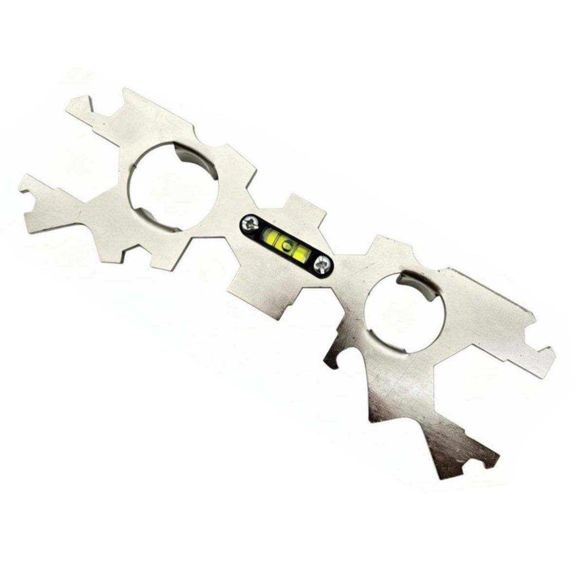 Thickened Design Plumbing Wrench with Bubble Level Labor Saving Shower Head Spanner with Bubble Level Stainless Steel Multifunctional Shower Wrench Long-Lasting for Plumbers, DIY Enthusiasts, Home Repair