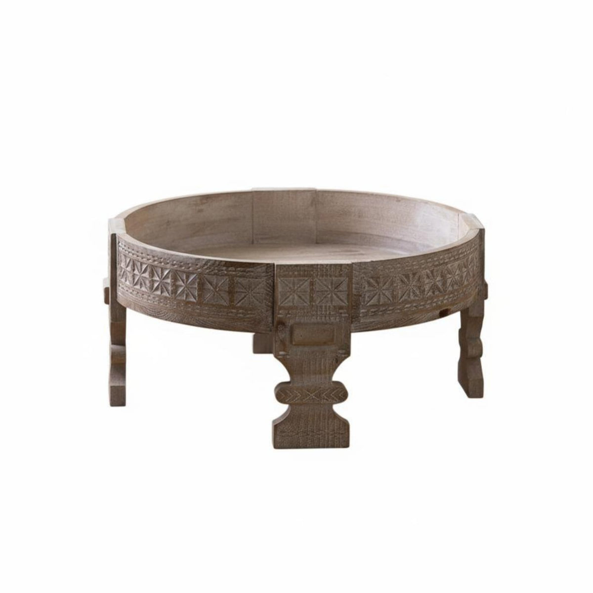 Round surface Sofa-Side Stand utilitarian design Tripod Accent Table mid-20th centuryvintage-era Modern Design Nightstand Space-Saving for Apartment Dwellers, Homeowners, Interior Decorators, Living Room, Bedroom, Entryway, Office